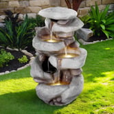 Dwell Home Sylvie Solar Fountain with LED