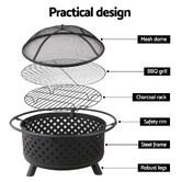 Dwell Home Dutton Fire Pit BBQ Grill