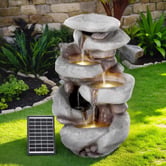 Dwell Home Sylvie Solar Fountain with LED