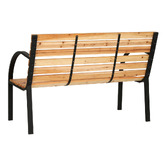 Dwell Home 2 Seater Caius Fir Wood Outdoor Bench