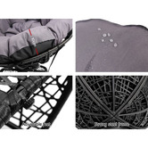 Dwell Home Adriel Outdoor Papasan Swivel Chair