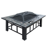Dwell Home Waylon 3-in-1 Fire Pit Grill Table