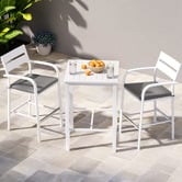 Dwell Home 2 Seater Baran Outdoor Bar Table Set