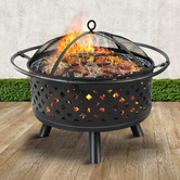 Dwell Home Dutton Fire Pit BBQ Grill