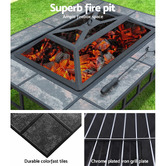 Dwell Home Waylon 3-in-1 Fire Pit Grill Table