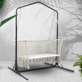 Dwell Home 2 Seater Navid Hammock Chair with Stand