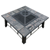 Dwell Home Denver 4-in-1 Fire Pit Grill Table