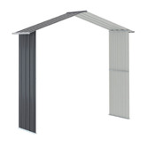 Dwell Home Raziel Galvanised Steel Storage Shed Extension