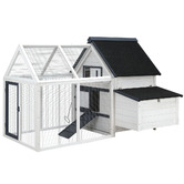 Dwell Home Quina Chicken Coop &amp; Rabbit Hutch