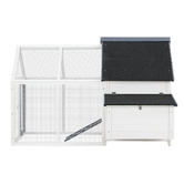 Dwell Home Quina Chicken Coop &amp; Rabbit Hutch