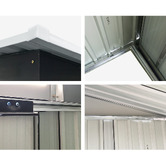 Dwell Home Cael Galvanised Steel Storage Shed