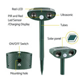 Dwell Home Thane Ultrasonic Solar Powered Snake Repellers