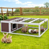 Dwell Home Dahlia Chicken Coop &amp; Rabbit Hutch