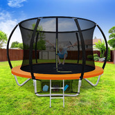 Dwell Home Ritcher Trampoline with Safety Net &amp; Ladder