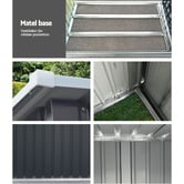Dwell Home Sarie Galvanised Steel Tool Storage Shed
