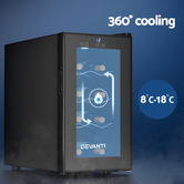 Dwell Home Devanti 8 Bottle Wine Cooler