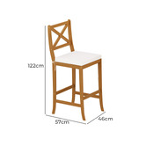 Dwell Home 4 Seater Easton Outdoor Bar Table Set