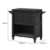 Dwell Home Bennett Outdoor Bar Cart