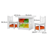 Dwell Home Kids&#039; Andrey Table &amp; Chair Set with Storage Box