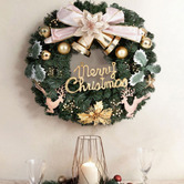 Dwell Home 60cm Maya Bow Tie Christmas Wreath