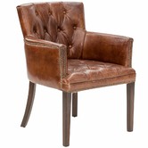 Chartwell Home Algernon Leather Occasional Chair