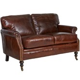 Chartwell Home Hastings 2 Seater Leather Sofa