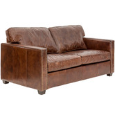 Chartwell Home Peyton 2 Seater Cowhide Leather Sofa