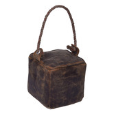 Chartwell Home Tan Astrid Square Leather Door Stop