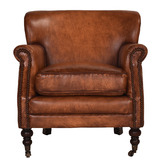 Chartwell Home Tan Heron Leather Armchair