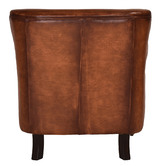 Chartwell Home Tan Heron Leather Armchair
