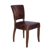 Chartwell Home Levi Waxed Leather Dining Chairs