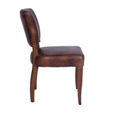 Chartwell Home Levi Waxed Leather Dining Chairs