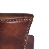 Chartwell Home Levi Waxed Leather Dining Chairs