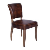 Chartwell Home Levi Waxed Leather Dining Chairs