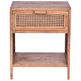 Chartwell Home Plummer Mindi Wood Bedside Table