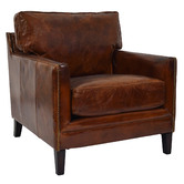 Chartwell Home Vickers Leather Armchair
