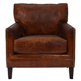 Chartwell Home Vickers Leather Armchair