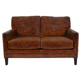 Chartwell Home Vickers 2 Seater Leather Sofa
