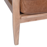 Chartwell Home Trevino Buckle Leather Accent Chair