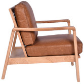 Chartwell Home Trevino Buckle Leather Accent Chair