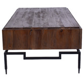 Chartwell Home Wormald Fir Wood &amp; Metal Coffee Table