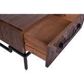 Chartwell Home Wormald Fir Wood &amp; Metal Coffee Table