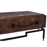 Chartwell Home Wormald Fir Wood &amp; Metal Coffee Table