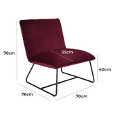 Chartwell Home Freyr Velvet Armchair