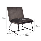 Chartwell Home Freyr Velvet Armchair