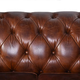 Chartwell Home Esama Chesterfield 2.5 Seater Leather Sofa