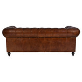 Chartwell Home Esama Chesterfield 3.5 Seater Leather Sofa
