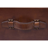Chartwell Home Aleksi Aged Cowhide Leather Coffee Table