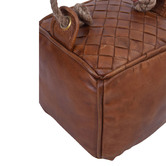 Chartwell Home Tan Travie Square Leather  Door Stop