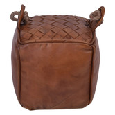 Chartwell Home Tan Travie Square Leather  Door Stop